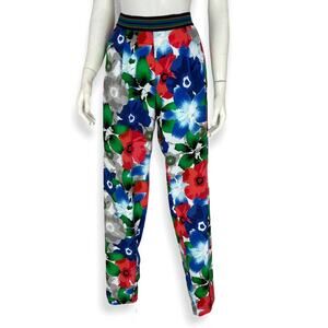 RIANI Floral Pleated Pants Size‎ M Womens Casual